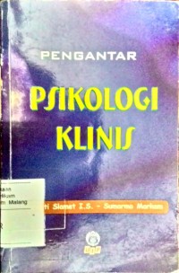 Image of Pengantar Psikologi Klinis