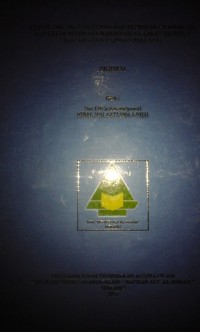 Image of Peran orang tua terhadap pendidikan akhlak santri di madrasah diniyah al aman tajinan