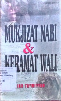 Image of Mukjizat Nabi dan keramat wali