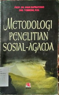Image of Metodologi Penelitian Sosial Agama