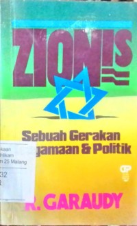 Image of Zionis sebuah gerakan kegamaan dan politik