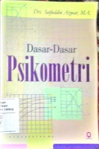 Image of Dasar-dasar Psikometri
