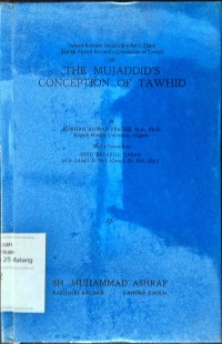 Image of The mujaddid's conception of Tawhid