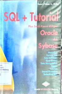 Image of SQL + tutorial plus studi kasusu dengan oracle dan sybase