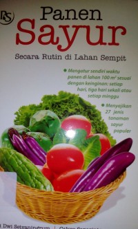Image of Panen sayur secara rutim di lahan sempit