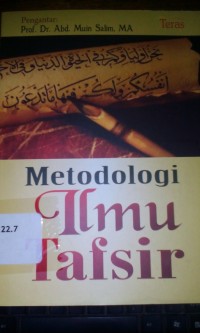 Image of Metodologi ilmu tafsir