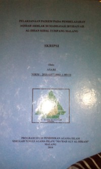 Image of Upaya kepala sekolah dalam meningkatkan kedisiplinan guru di madrasah ibtida'iyah fatah jatisan tajinan
