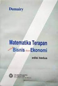 Image of Matematika Terapan untuk Bisnis dan Ekonomi