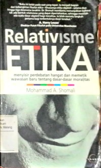 Image of Relativisme etika : Analisis prinsip-prinsip moralitas
