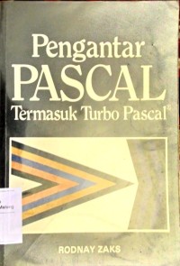 Image of Pengantar pascal termasuk turbo pascal