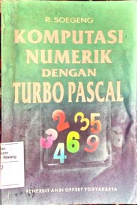 Image of Komputasi Numerik Dengan Turbo Pascal